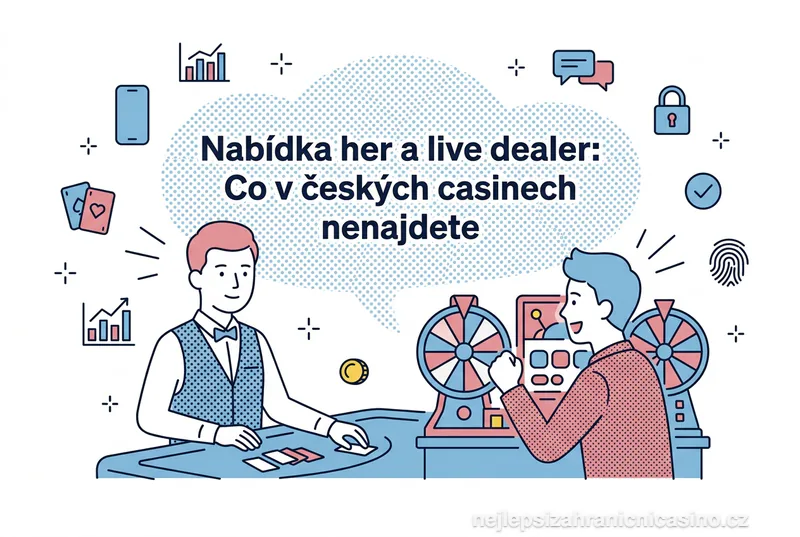 Nabídka her a live dealer: Co v českých casinech nenajdete